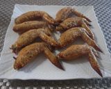 カリッと焼けた皮が香ばしい♪ずぼら手羽先作り方3写真