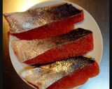 簡単さっぱり＊鮭のトマト焼き作り方1写真