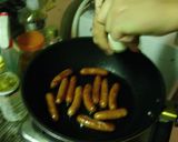 料理初心者に捧ぐ！初心の焼きウィンナー！作り方3写真