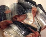 秋刀魚のピリ辛酢漬け作り方1写真