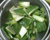 簡単 美味しい チンゲン菜の 塩焼きそば作り方1写真
