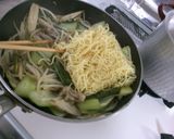 簡単 美味しい チンゲン菜の 塩焼きそば作り方4写真