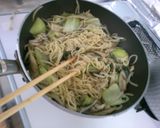 簡単 美味しい チンゲン菜の 塩焼きそば作り方5写真