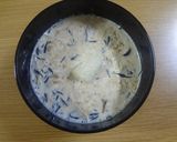 ストック食材でお助け♪レンジで豆乳味噌汁作り方4写真