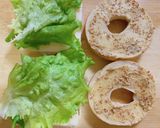 スタバ風ベーグルサンド(ハム＆チーズ)作り方3写真