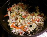 超簡単。ひき肉と野菜のナンプラー味噌炒め作り方5写真