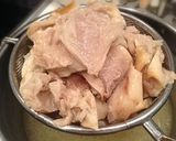 ストウブ*牛すじの下処理と下茹～冷凍保存作り方50写真