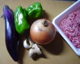 茄子のドライカレー作り方1写真