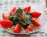 ＊ツナとトマトのごまダレ冷やしうどん＊作り方5写真