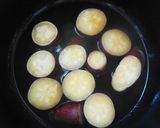 さつま芋のはちみつ梅酒煮作り方3写真