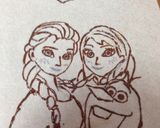 アナと雪の女王のバースデーケーキ作り方3写真