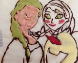 アナと雪の女王のバースデーケーキ作り方4写真