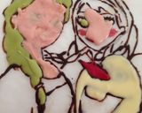アナと雪の女王のバースデーケーキ作り方5写真