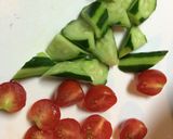 タコときゅうりとトマトの柚子香味マリネ作り方1写真