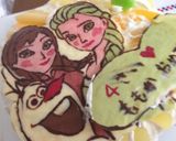 アナと雪の女王のバースデーケーキ作り方7写真