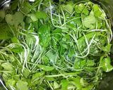 まびき菜のおひたし作り方1写真