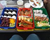 行楽弁当*2013親子バス遠足!作り方1写真