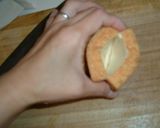 厚揚げの大葉にんにく醤油チーズはさみ焼き作り方1写真