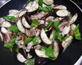 ★彡簡単 なすと豚肉の甘酢炒め★彡作り方4写真