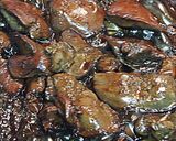 鶏レバーの赤ワイン照ウマ煮作り方6写真