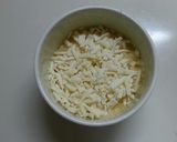 簡単朝食☆残りご飯で玉子チーズ焼き！作り方3写真