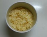 簡単朝食☆残りご飯で玉子チーズ焼き！作り方4写真