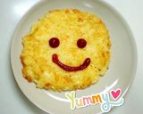 簡単朝食☆残りご飯で玉子チーズ焼き！作り方9写真