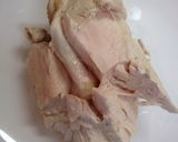 やわらか鶏胸肉と水菜・小松菜の和えもの作り方2写真