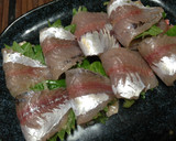 簡単♪アジと梅肉で美味おつまみ作り方5写真