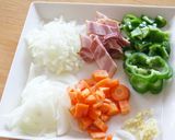 手軽にスープパスタ♪ホワイト系作り方1写真