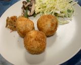 青唐辛子味噌入り里芋コロッケ作り方3写真