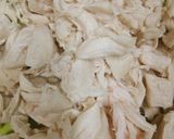 簡単☆鶏肉ささみのオイル和え作り方1写真