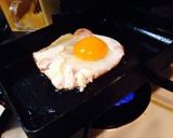 半熟玉子のベーコンエッグ作り方6写真