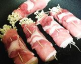 簡単！☆えのきの豚肉巻き！甘辛ソース☆作り方2写真