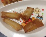 鶏肉と大葉と梅の春巻き作り方3写真