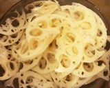 レンコンと豚肉のコクうま味噌マヨ炒め♪作り方1写真