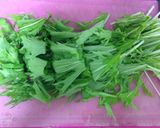 ♪即席♪安くて簡単水菜のお浸し☆作り方1写真