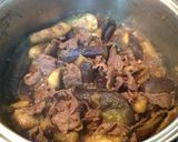 超シンプル♡ナスと牛肉の重ね煮作り方4写真