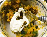 お弁当にも！かぼちゃとお豆のホットサラダ作り方4写真