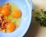 ☆ツナ&コーンとかいわれの卵焼き☆作り方2写真