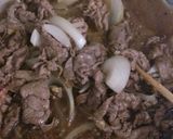 フライパン1つ簡単♡牛肉のしょうが焼き作り方3写真