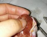 簡単！砂肝の下処理　利き手が汚れにくい～作り方4写真
