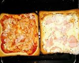ピザトースト ケチャ&マヨ おやつに!作り方4写真
