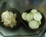 ☆簡単☆かぶ＆えびの煮物☆作り方1写真