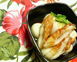 本みりん使用で上品な味☆里芋と竹輪の煮物作り方6写真