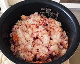 ほんのりピンク色♡鮭&しそのまぜご飯作り方4写真
