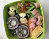 2015運動会お弁当トトロ作り方1写真