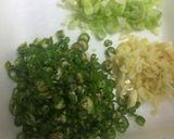 俺流！めしの友・唐辛子ニンニクネギ味噌作り方1写真
