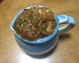 俺流！めしの友・唐辛子ニンニクネギ味噌作り方4写真