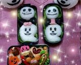 ハロウィン♡ミッキー＆ミニー♡キャラ弁作り方2写真